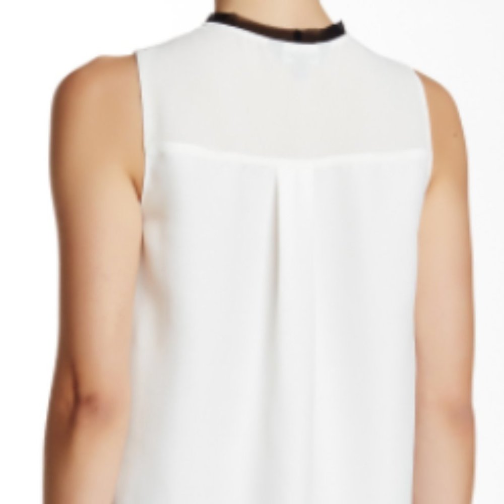 Ellen Tracy Solid Combo Twill Tank - image 2